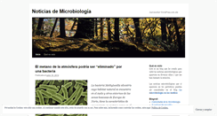 Desktop Screenshot of noticiasmicrobiologia.wordpress.com