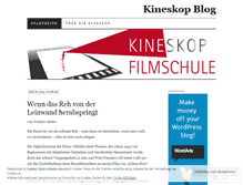 Tablet Screenshot of kineskop.wordpress.com