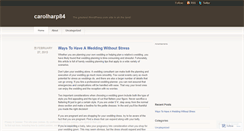 Desktop Screenshot of carolharp84.wordpress.com