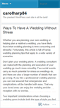 Mobile Screenshot of carolharp84.wordpress.com