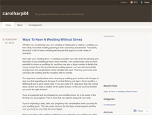 Tablet Screenshot of carolharp84.wordpress.com