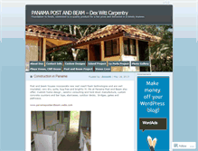 Tablet Screenshot of dexwittcarpentry.wordpress.com