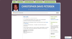 Desktop Screenshot of christopherdavidpetersen.wordpress.com