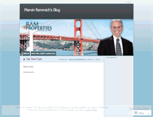 Tablet Screenshot of marvinremmich.wordpress.com