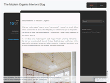 Tablet Screenshot of modernorganicinteriors.wordpress.com