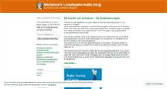 Desktop Screenshot of mariannepanneman.wordpress.com