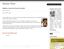 Tablet Screenshot of horizontimur.wordpress.com