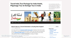 Desktop Screenshot of letstravelindia.wordpress.com