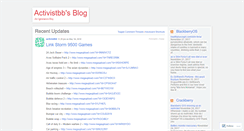 Desktop Screenshot of activistbb.wordpress.com