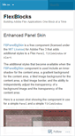 Mobile Screenshot of flexblocks.wordpress.com