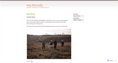 Desktop Screenshot of amymccarthyphoto.wordpress.com