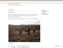 Tablet Screenshot of amymccarthyphoto.wordpress.com