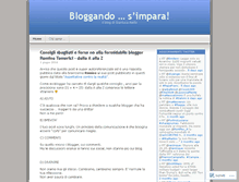 Tablet Screenshot of aiellogianluca.wordpress.com