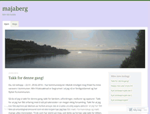 Tablet Screenshot of majaberg.wordpress.com