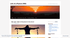 Desktop Screenshot of lifeofapastorswife.wordpress.com