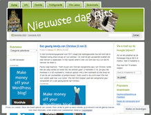 Tablet Screenshot of nieuwstedag.wordpress.com