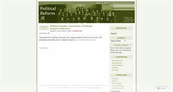 Desktop Screenshot of irishpoliticalreform.wordpress.com