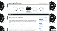 Desktop Screenshot of countingblacksheeps.wordpress.com