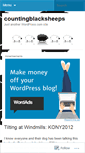 Mobile Screenshot of countingblacksheeps.wordpress.com