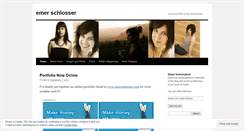 Desktop Screenshot of emerschlosser.wordpress.com