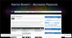 Desktop Screenshot of kirstenbennett.wordpress.com