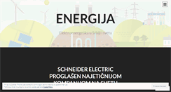 Desktop Screenshot of energija.wordpress.com