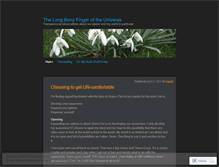 Tablet Screenshot of longbonyfingeroftheuniverse.wordpress.com