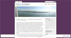Desktop Screenshot of carolinthemirror.wordpress.com