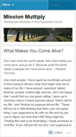 Mobile Screenshot of churchmultiply.wordpress.com