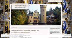 Desktop Screenshot of germanheritage.wordpress.com