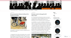 Desktop Screenshot of barriosenlucha.wordpress.com