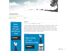 Tablet Screenshot of chupetunes.wordpress.com
