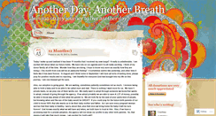 Desktop Screenshot of anotherdayanotherbreath.wordpress.com