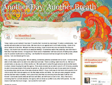 Tablet Screenshot of anotherdayanotherbreath.wordpress.com