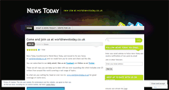Desktop Screenshot of newsoftoday1.wordpress.com