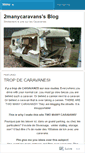 Mobile Screenshot of 2manycaravans.wordpress.com