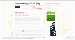 Desktop Screenshot of djgreenday.wordpress.com