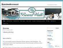 Tablet Screenshot of boardwalkrvresort.wordpress.com