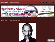 Tablet Screenshot of bigbellyworld.wordpress.com