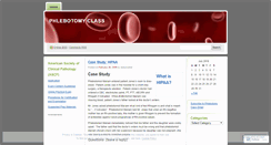 Desktop Screenshot of learnphlebotomy.wordpress.com