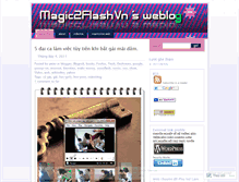 Tablet Screenshot of magic2flashvn.wordpress.com