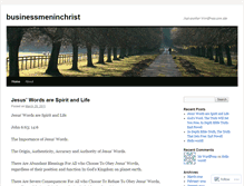 Tablet Screenshot of businessmeninchrist.wordpress.com