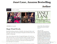 Tablet Screenshot of janetlane.wordpress.com