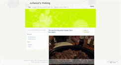 Desktop Screenshot of juliestol.wordpress.com