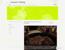 Tablet Screenshot of juliestol.wordpress.com