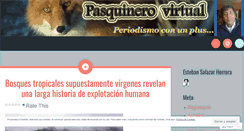 Desktop Screenshot of pasquinerovirtual.wordpress.com