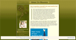 Desktop Screenshot of openupheaven.wordpress.com