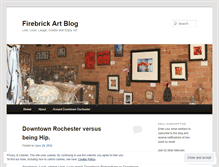 Tablet Screenshot of firebrickart.wordpress.com