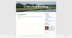 Desktop Screenshot of itrecruitingandhiring.wordpress.com