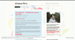 Desktop Screenshot of ioanapirvu.wordpress.com